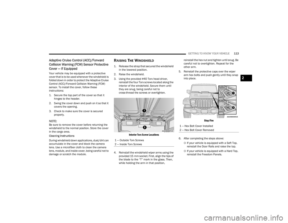 JEEP WRANGLER 4XE 2022  Owners Manual ���