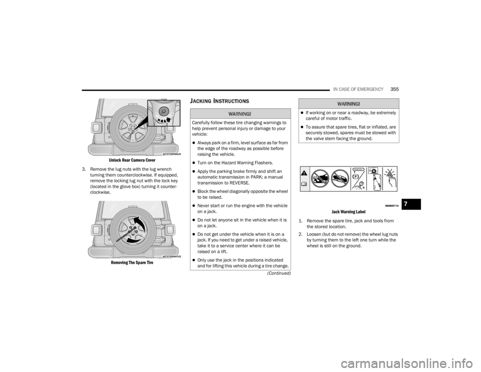 JEEP WRANGLER 4XE 2022  Owners Manual �:�$�5�1�,�1�*�
�&�D�U�H�I�X�O�O�\��I�R�O�O�R�Z��W�K�H�V�H��W�L�U�H��F�K�D�Q�J�L�Q�J��Z�D�U�Q�L�Q�J�V��W�R�
�K�H�O�S��S�U�H�Y�H�Q�W��S�H�U�V�R�Q�D�O��L�Q�M�X�U�\��R�U��G�D�P�D�J�H��W�R�