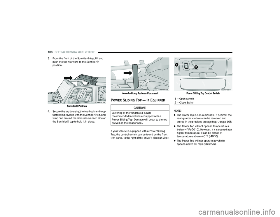 JEEP WRANGLER 4XE 2021  Owners Manual �&�$�8�7�,�2�1�
�/�R�Z�H�U�L�Q�J��R�I��W�K�H��Z�L�Q�G�V�K�L�H�O�G��L�V��1�2�7�
�U�H�F�R�P�P�H�Q�G�H�G��L�Q��Y�H�K�L�F�O�H�V��H�T�X�L�S�S�H�G��Z�L�W�K��D�
�3�R�Z�H�U��6�O�L�G�L�Q�J��7�R�
