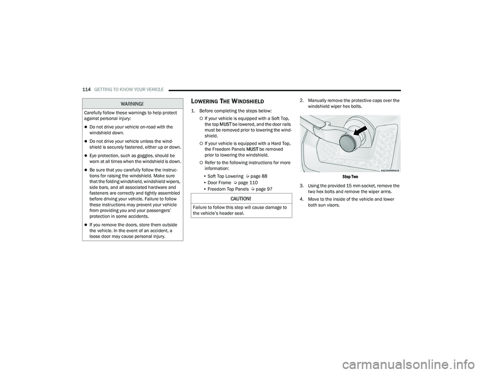 JEEP WRANGLER 4XE 2021  Owners Manual �:�$�5�1�,�1�*�
�&�D�U�H�I�X�O�O�\��I�R�O�O�R�Z��W�K�H�V�H��Z�D�U�Q�L�Q�J�V��W�R��K�H�O�S��S�U�R�W�H�F�W�
�D�J�D�L�Q�V�W��S�H�U�V�R�Q�D�O��L�Q�M�X�U�\�
Do not drive your vehicle on-road 