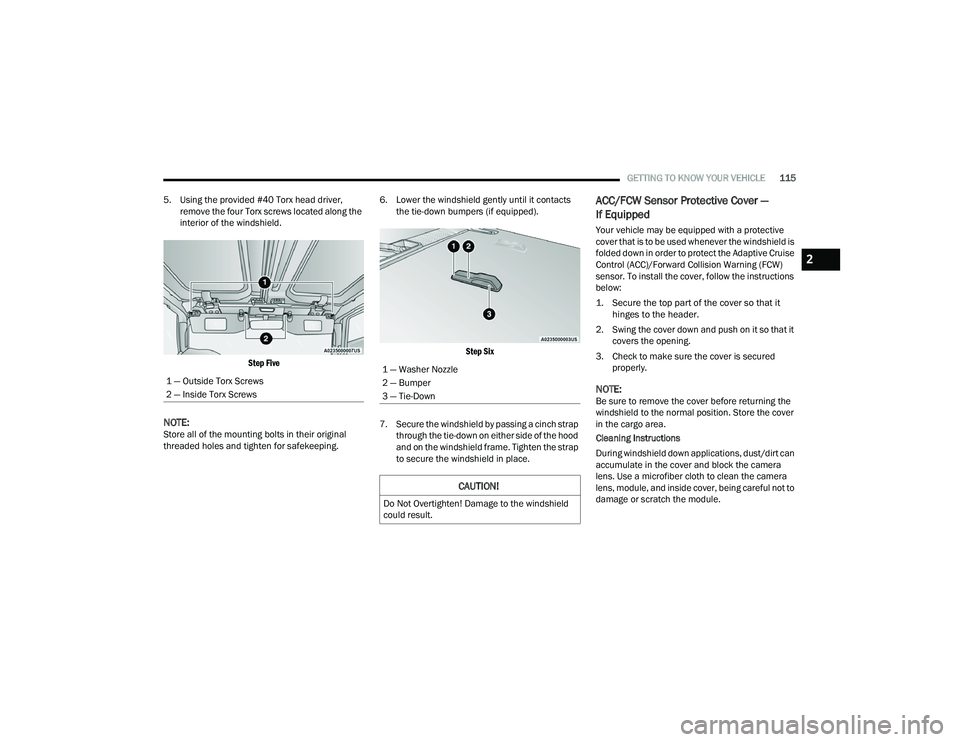JEEP WRANGLER 4XE 2021  Owners Manual ���³��:�D�V�K�H�U��1�R�]�]�O�H
���³��%�X�P�S�H�U
���³��7�L�H���R�Z�Q
�&�$�8�7�,�2�1�
��R��1�R�W��2�Y�H�U�W�L�J�K�W�H�Q����D�P�D�J�H��W�R��W�K�H��Z�L�Q�G�V�K�L�H�O�G�
�F�R�X�O