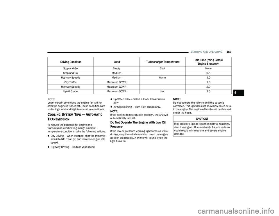 JEEP WRANGLER 4XE 2021  Owners Manual �&�$�8�7�,�2�1�
�,�I��R�L�O��S�U�H�V�V�X�U�H��I�D�O�O�V��W�R��O�H�V�V��W�K�D�Q��Q�R�U�P�D�O��U�H�D�G�L�Q�J�V��
�V�K�X�W��W�K�H��H�Q�J�L�Q�H��R�I�I��L�P�P�H�G�L�D�W�H�O�\���)�D�L�O�X�U