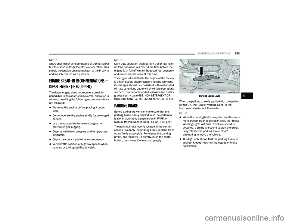 JEEP WRANGLER 4XE 2021  Owners Manual 4

21_JL_OM_EN_USC_t.book  Page 155   