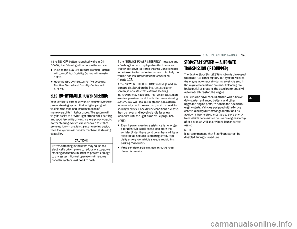 JEEP WRANGLER 4XE 2021  Owners Manual 4

21_JL_OM_EN_USC_t.book  Page 173   