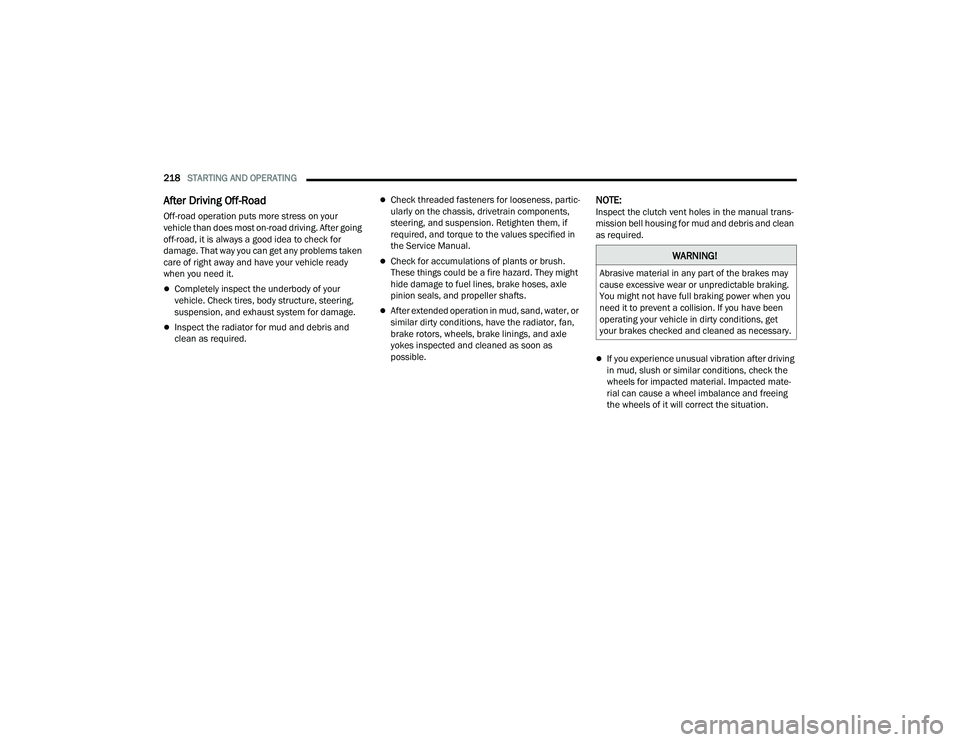 JEEP WRANGLER 4XE 2021  Owners Manual �:�$�5�1�,�1�*�
�$�E�U�D�V�L�Y�H��P�D�W�H�U�L�D�O��L�Q��D�Q�\��S�D�U�W��R�I��W�K�H��E�U�D�N�H�V��P�D�\�
�F�D�X�V�H��H�[�F�H�V�V�L�Y�H��Z�H�D�U��R�U��X�Q�S�U�H�G�L�F�W�D�E�O�H��E�U�D�N�L