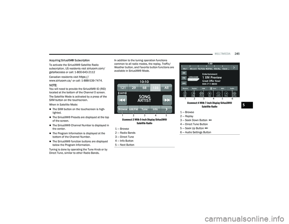 JEEP WRANGLER 4XE 2021  Owners Manual ���³��%�U�R�Z�V�H
���³��5�H�S�O�D�\
���³��6�H�H�N���R�Z�Q��%�X�W�W�R�Q�
���³���L�U�H�F�W��7�X�Q�H��%�X�W�W�R�Q
���³��6�H�H�N��8�S��%�X�W�W�R�Q�
���³��$�X�G�L�R��6�H�