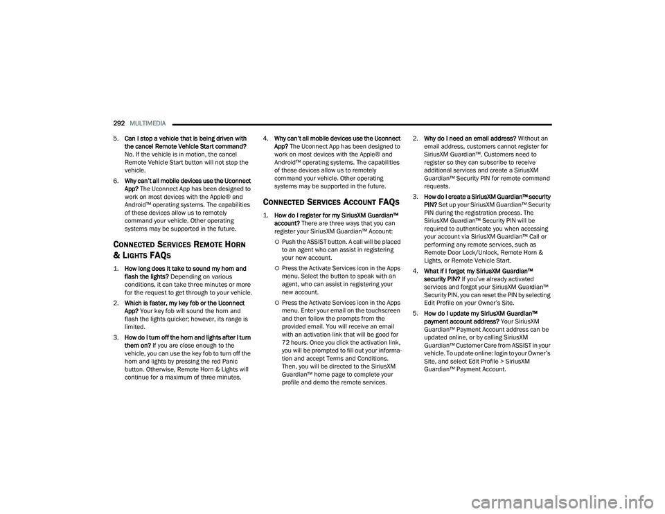 JEEP WRANGLER 4XE 2021  Owners Manual 