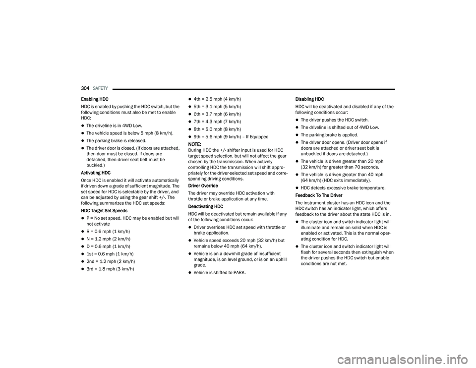 JEEP WRANGLER 4XE 2021  Owners Manual 