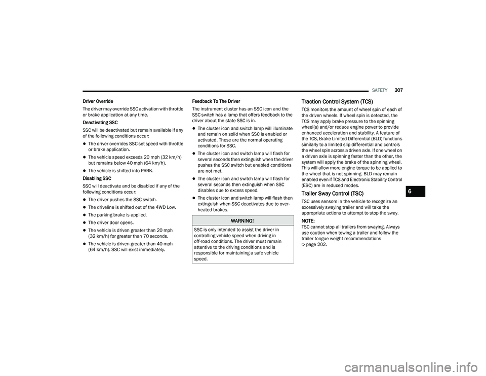 JEEP WRANGLER 4XE 2021  Owners Manual �:�$�5�1�,�1�*�
�6�6�&��L�V��R�Q�O�\��L�Q�W�H�Q�G�H�G��W�R��D�V�V�L�V�W��W�K�H��G�U�L�Y�H�U��L�Q�
�F�R�Q�W�U�R�O�O�L�Q�J��Y�H�K�L�F�O�H��V�S�H�H�G��Z�K�H�Q��G�U�L�Y�L�Q�J��L�Q�
�R�I�I�