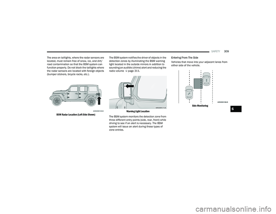 JEEP WRANGLER 4XE 2021  Owners Manual 
6

21_JL_OM_EN_USC_t.book  Page 309   