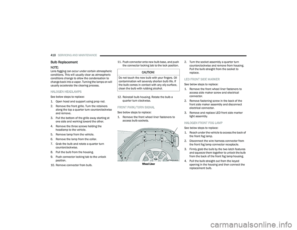JEEP WRANGLER 4XE 2021  Owners Manual 