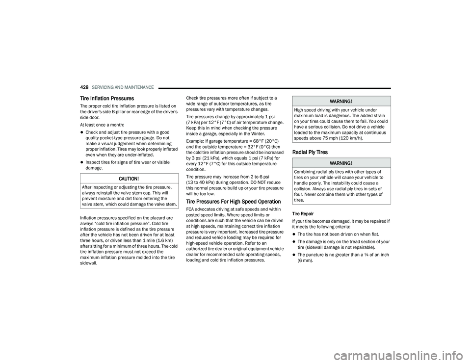 JEEP WRANGLER 4XE 2021  Owners Manual �:�$�5�1�,�1�*�
�+�L�J�K��V�S�H�H�G��G�U�L�Y�L�Q�J��Z�L�W�K��\�R�X�U��Y�H�K�L�F�O�H��X�Q�G�H�U�
�P�D�[�L�P�X�P��O�R�D�G��L�V��G�D�Q�J�H�U�R�X�V���7�K�H��D�G�G�H�G��V�W�U�D�L�Q�
�R�Q��