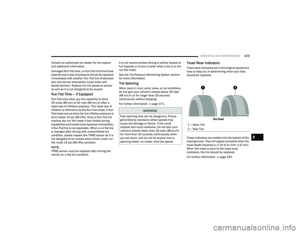 JEEP WRANGLER 4XE 2021  Owners Manual �:�$�5�1�,�1�*�
�)�D�V�W��V�S�L�Q�Q�L�Q�J��W�L�U�H�V��F�D�Q��E�H��G�D�Q�J�H�U�R�X�V���)�R�U�F�H�V�
�J�H�Q�H�U�D�W�H�G��E�\��H�[�F�H�V�V�L�Y�H��Z�K�H�H�O��V�S�H�H�G�V��P�D�\�
�F�D�X�V�H�