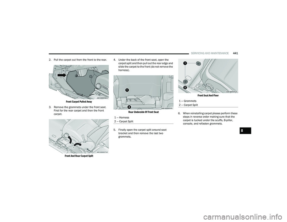 JEEP WRANGLER 4XE 2021  Owners Manual ���³��+�D�U�Q�H�V�V
���³��&�D�U�S�H�W��6�S�O�L�W
���³��*�U�R�P�P�H�W�V
���³��&�D�U�S�H�W��6�S�O�L�W
8

21_JL_OM_EN_USC_t.book  Page 441   