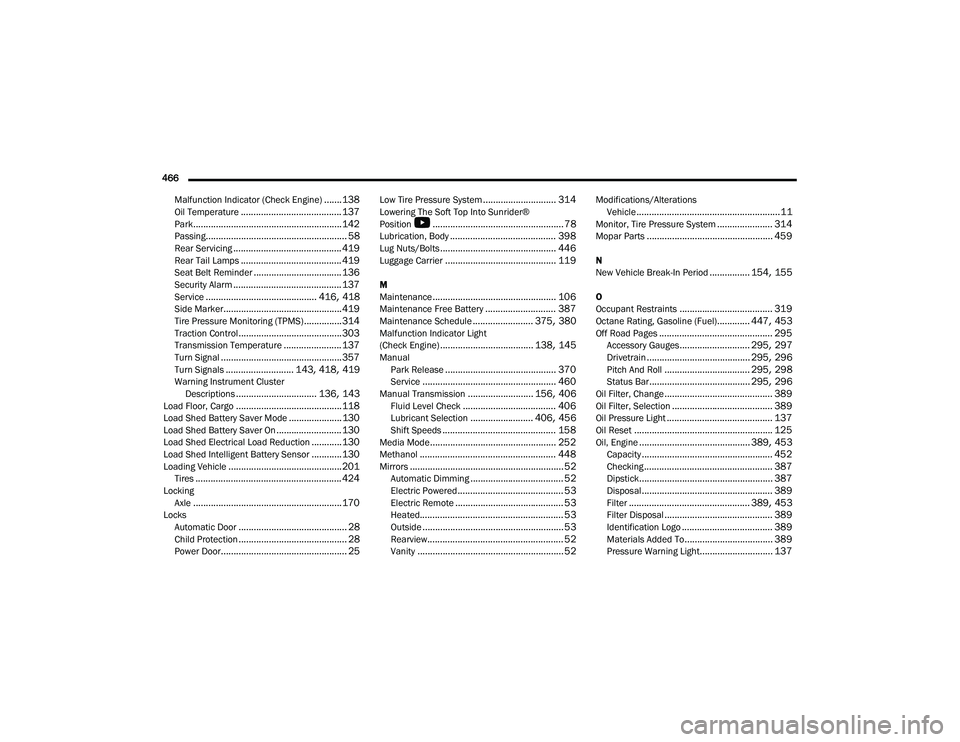 JEEP WRANGLER 4XE 2021 Owners Manual JEEP WRANGLER 4XE 2021 Owners Manual