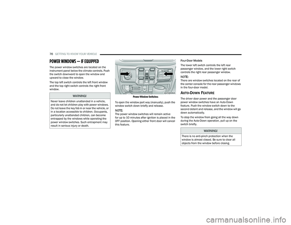 JEEP WRANGLER 4XE 2021 Manual PDF �:�$�5�1�,�1�*�
�1�H�Y�H�U��O�H�D�Y�H��F�K�L�O�G�U�H�Q��X�Q�D�W�W�H�Q�G�H�G��L�Q��D��Y�H�K�L�F�O�H��
�D�Q�G��G�R��Q�R�W��O�H�W��F�K�L�O�G�U�H�Q��S�O�D�\��Z�L�W�K��S�R�Z�H�U��Z�L�Q�G�R