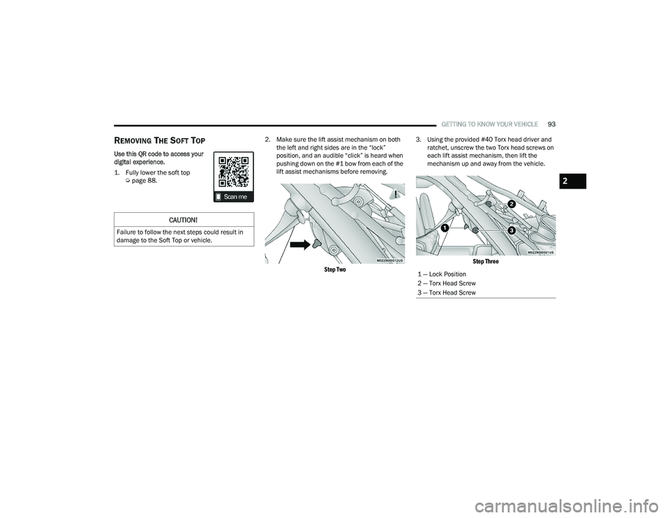 JEEP WRANGLER 4XE 2021  Owners Manual ���³��/�R�F�N��3�R�V�L�W�L�R�Q
���³��7�R�U�[��+�H�D�G��6�F�U�H�Z
���³��7�R�U�[��+�H�D�G��6�F�U�H�Z
2

21_JL_OM_EN_USC_t.book  Page 93   