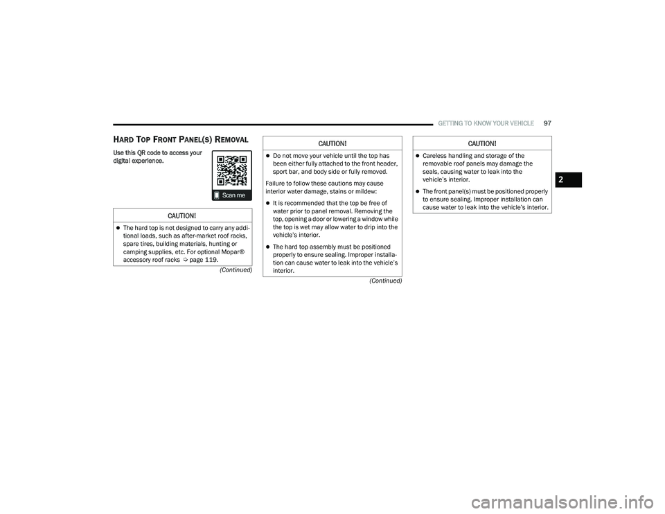 JEEP WRANGLER 4XE 2021  Owners Manual 2

21_JL_OM_EN_USC_t.book  Page 97   