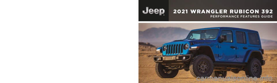 JEEP WRANGLER RUBICON 2022  Owners Manual owners.mopar.ca    