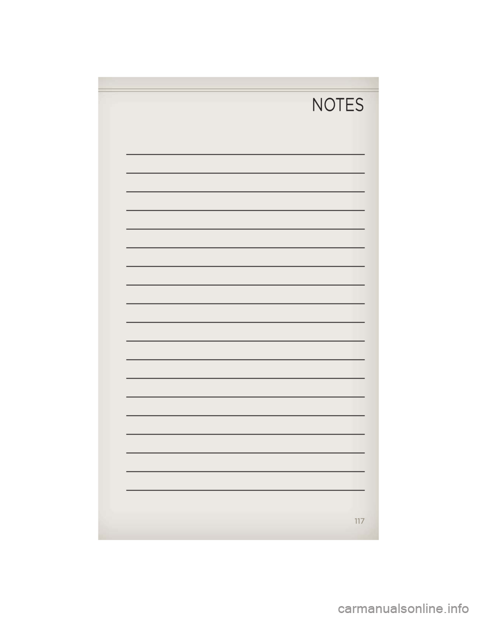 JEEP LIBERTY 2012 KK / 2.G User Guide NOTES
117 JEEP LIBERTY 2012 KK / 2.G User Guide NOTES
117