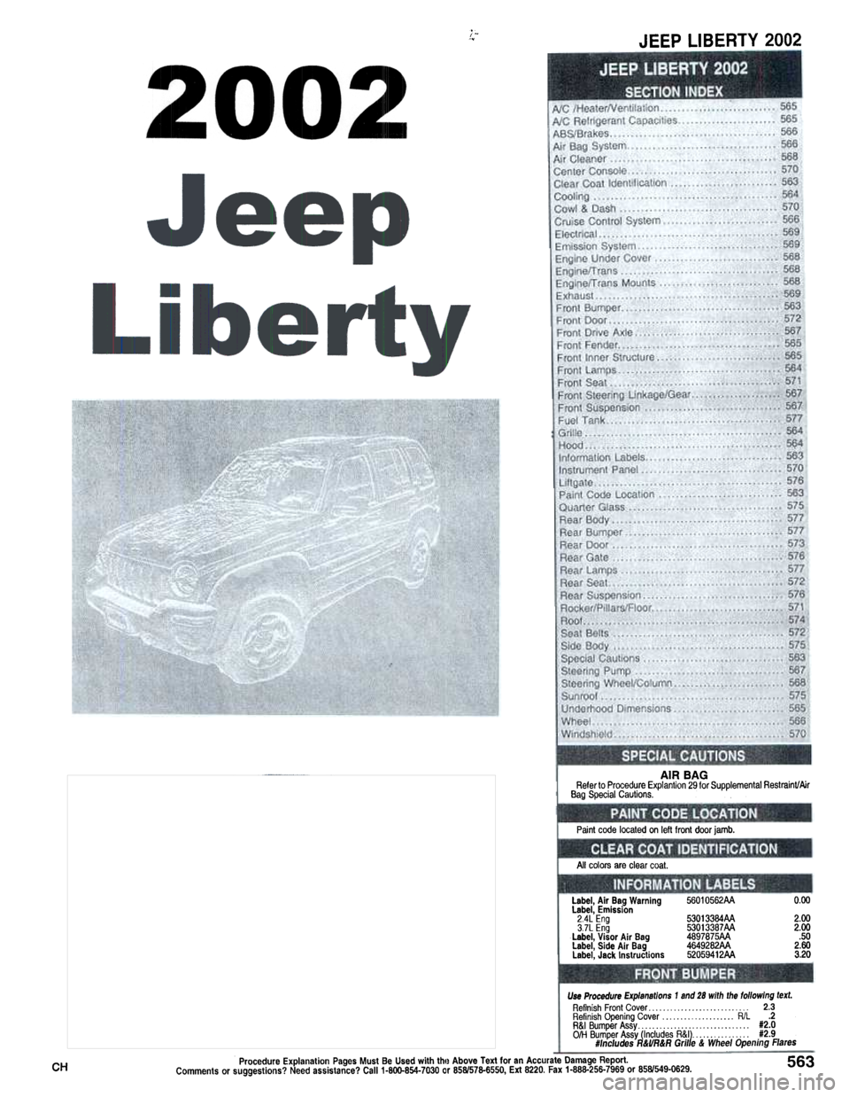 JEEP LIBERTY 2002 KJ / 1.G Workshop Manual i.