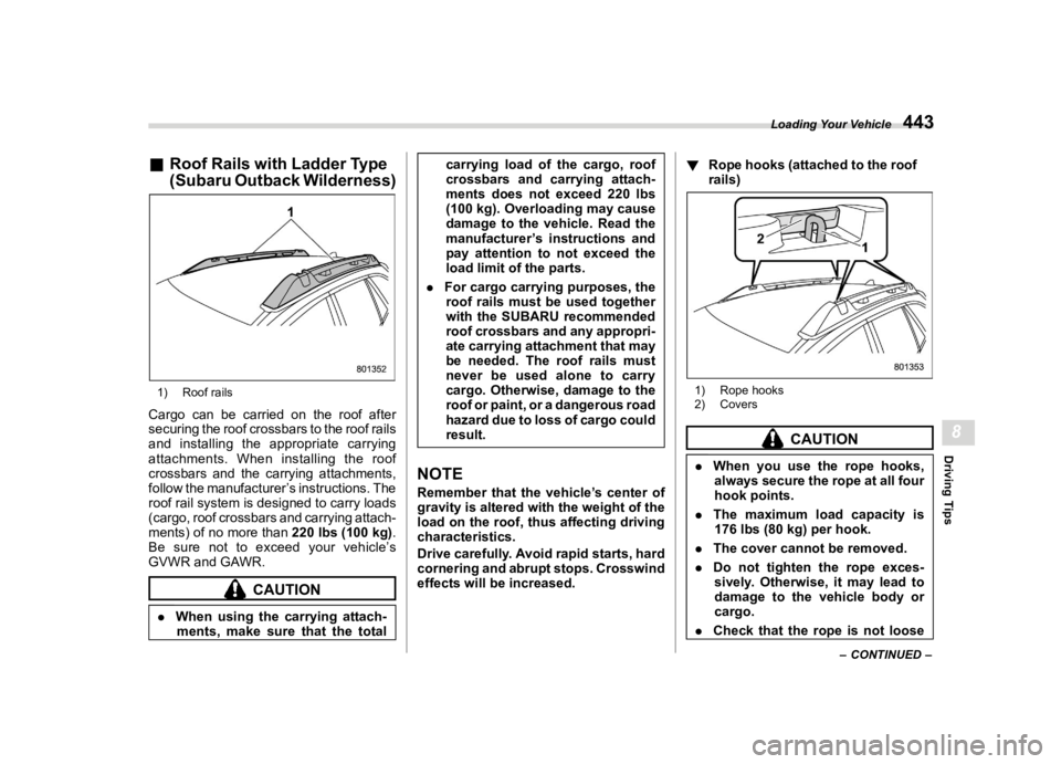 SUBARU OUTBACK 2022  Owners Manual �������
