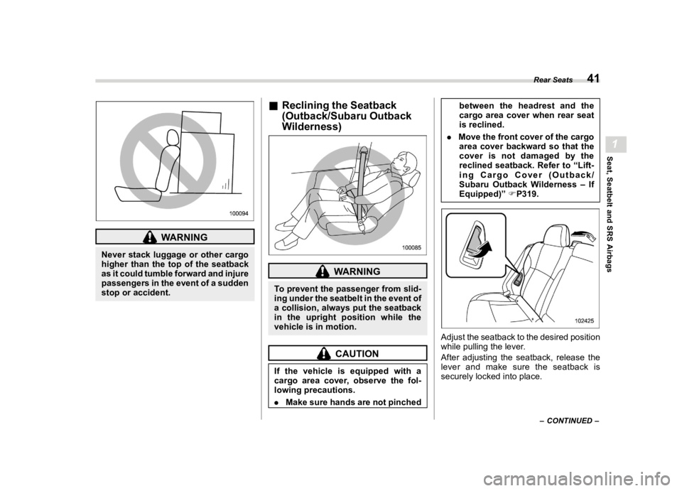 SUBARU OUTBACK 2022 Service Manual ������
