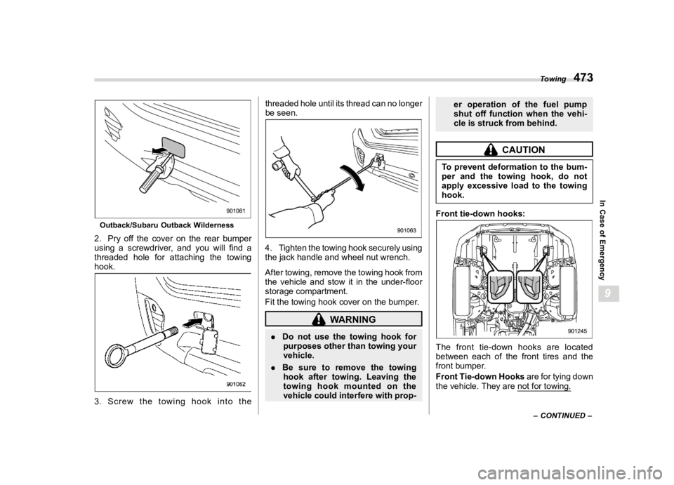 SUBARU OUTBACK 2022  Owners Manual �������
