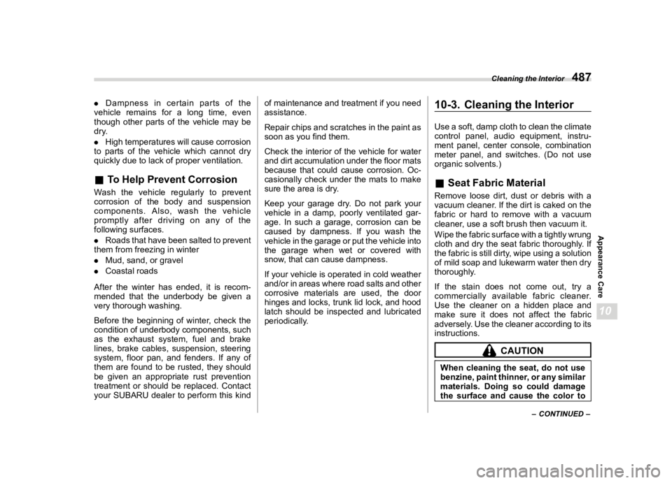 SUBARU OUTBACK 2022  Owners Manual �������
