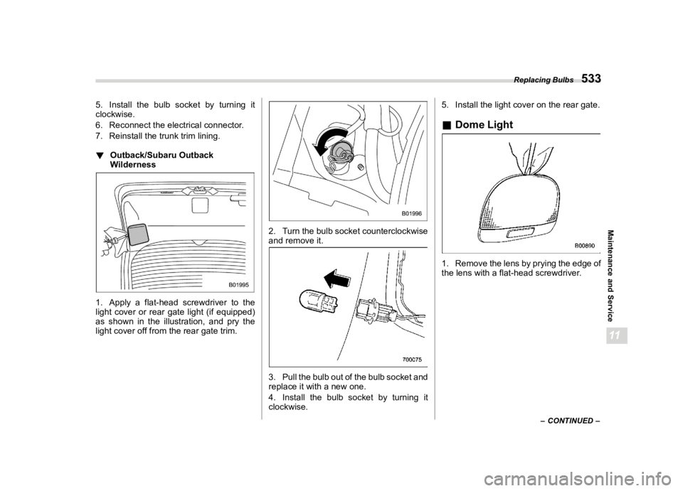 SUBARU OUTBACK 2022  Owners Manual �������
