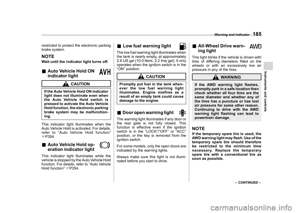 SUBARU ASCENT 2022  Owners Manual �������
