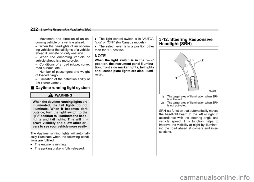 SUBARU ASCENT 2022  Owners Manual �������
