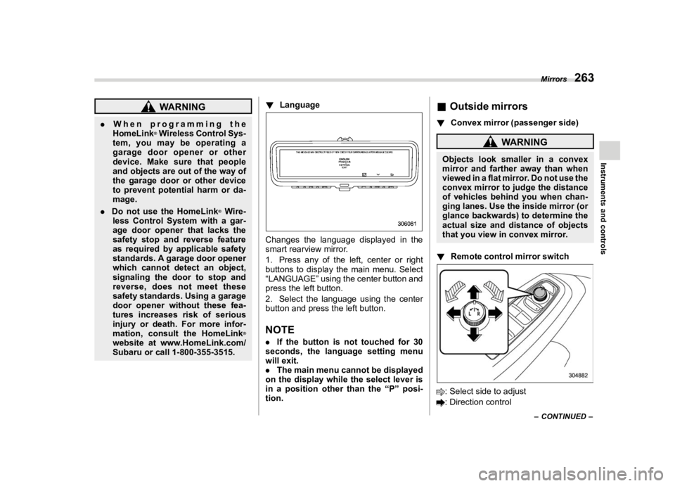 SUBARU ASCENT 2022  Owners Manual �������

