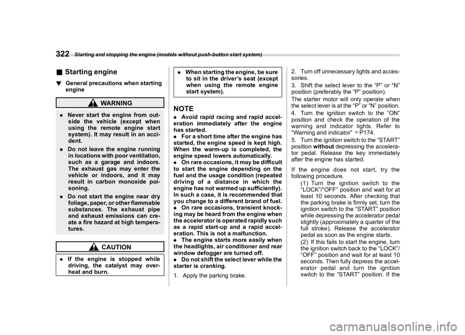 SUBARU ASCENT 2022  Owners Manual �������
