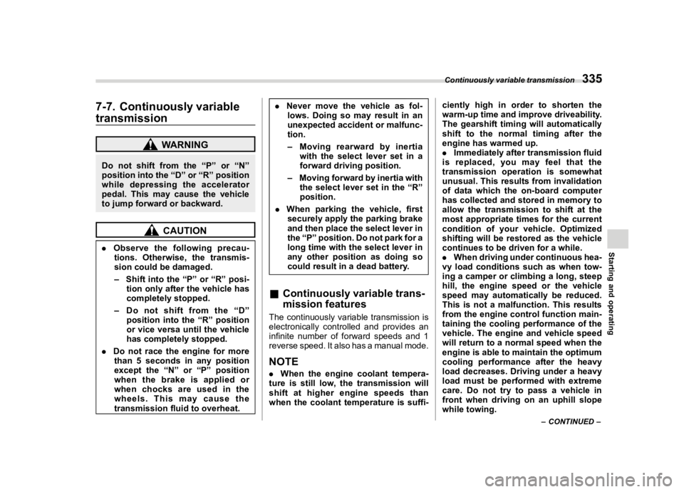 SUBARU ASCENT 2022  Owners Manual �������
