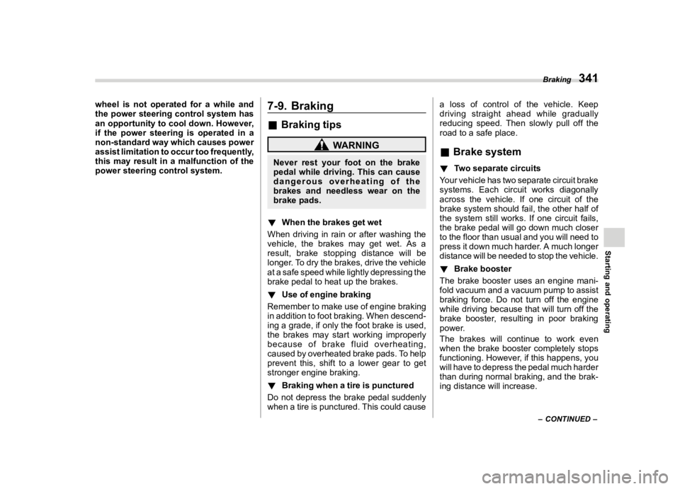 SUBARU ASCENT 2022  Owners Manual �������

