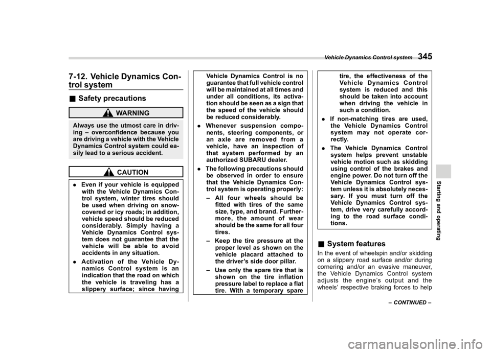 SUBARU ASCENT 2022  Owners Manual �������
