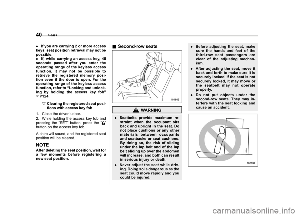 SUBARU ASCENT 2022 Service Manual ������
