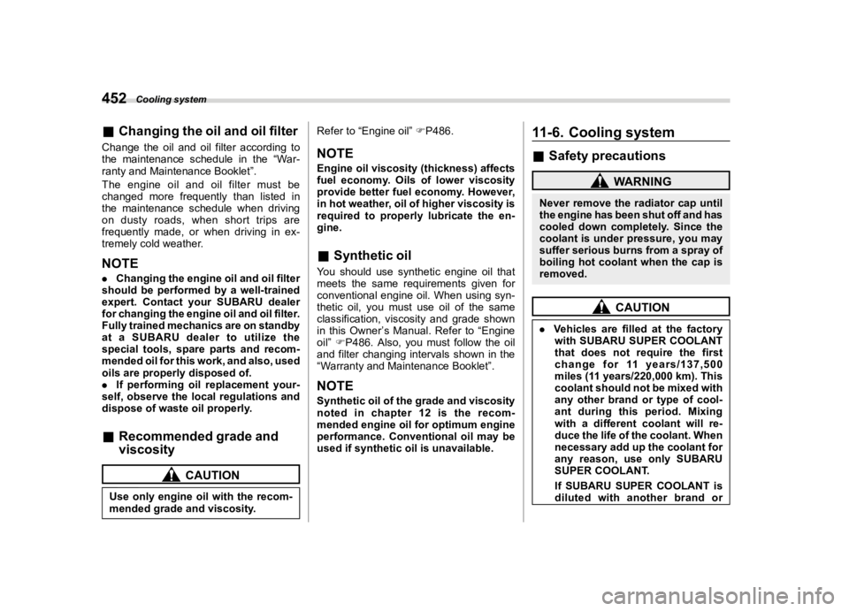 SUBARU ASCENT 2022  Owners Manual �������
