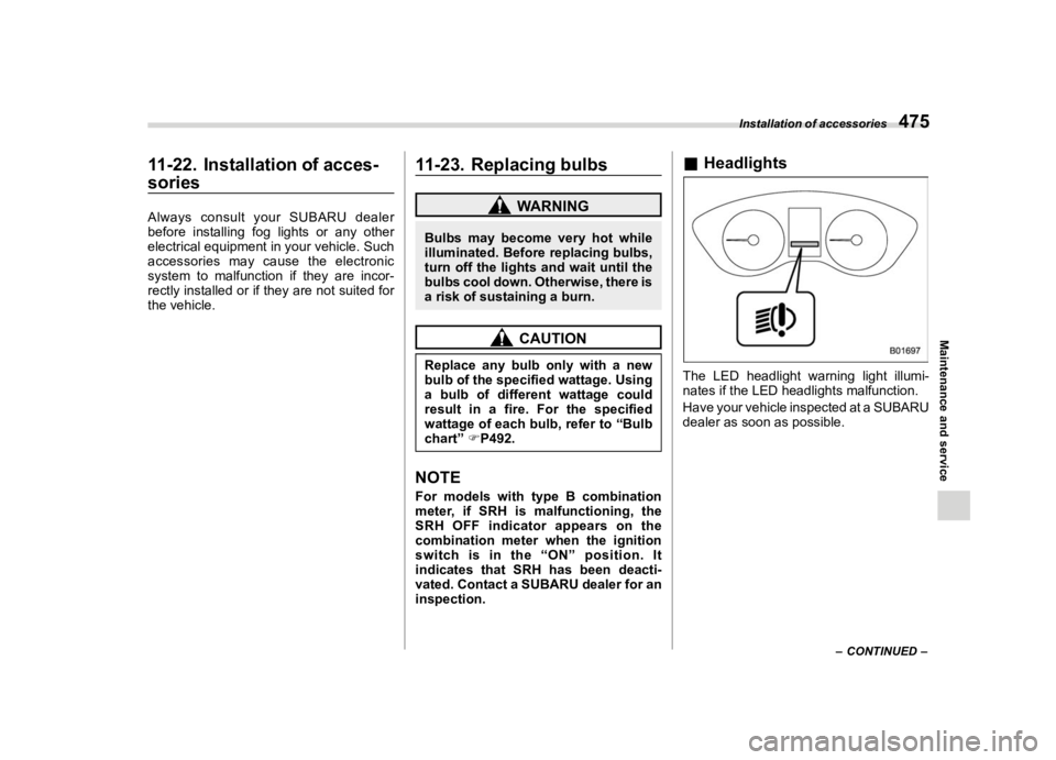 SUBARU ASCENT 2022  Owners Manual �������
