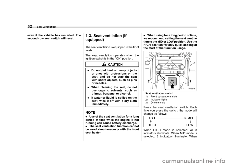 SUBARU ASCENT 2022 Workshop Manual ������
