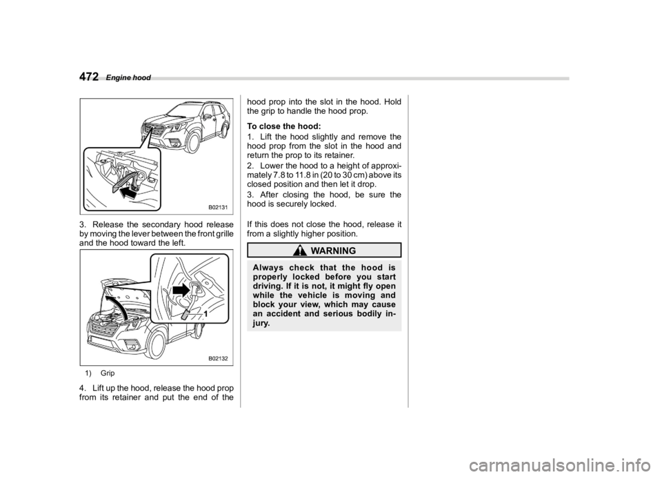 SUBARU FORESTER 2022  Owners Manual �������
