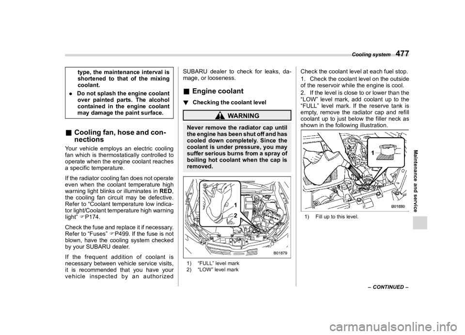 SUBARU FORESTER 2022  Owners Manual �������
