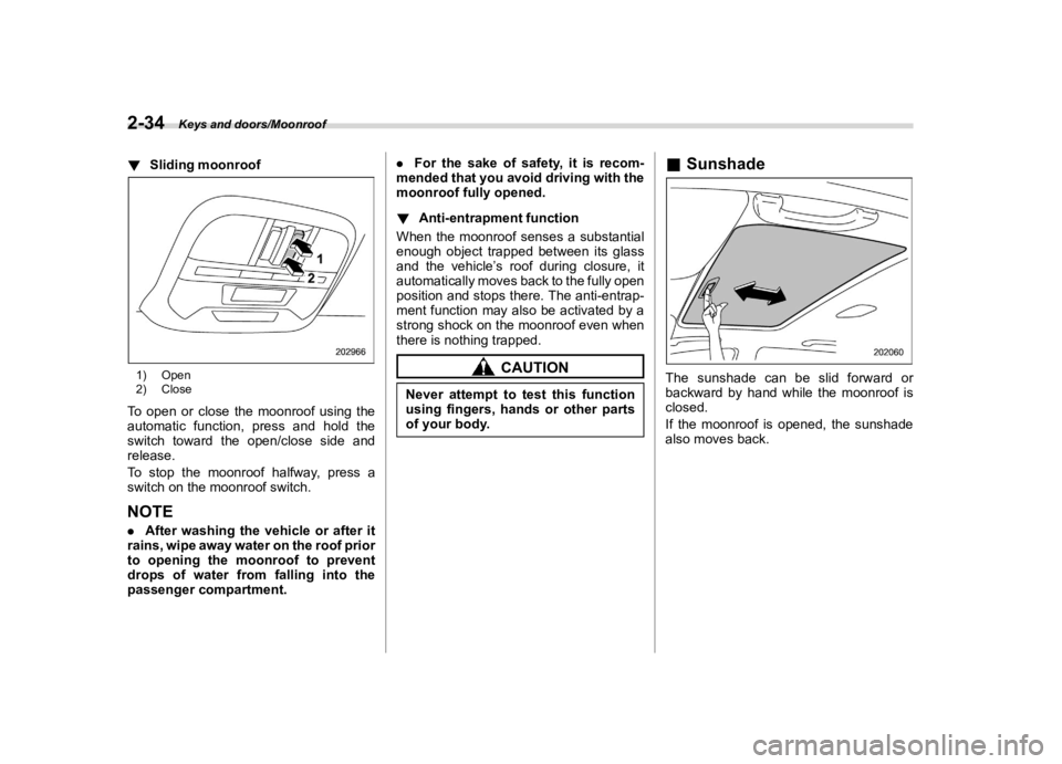 SUBARU CROSSTREK 2022  Owners Manual �������
