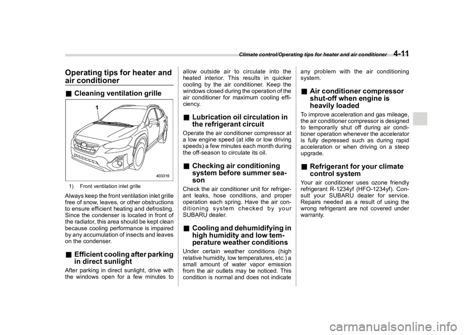 SUBARU CROSSTREK 2022  Owners Manual �������
