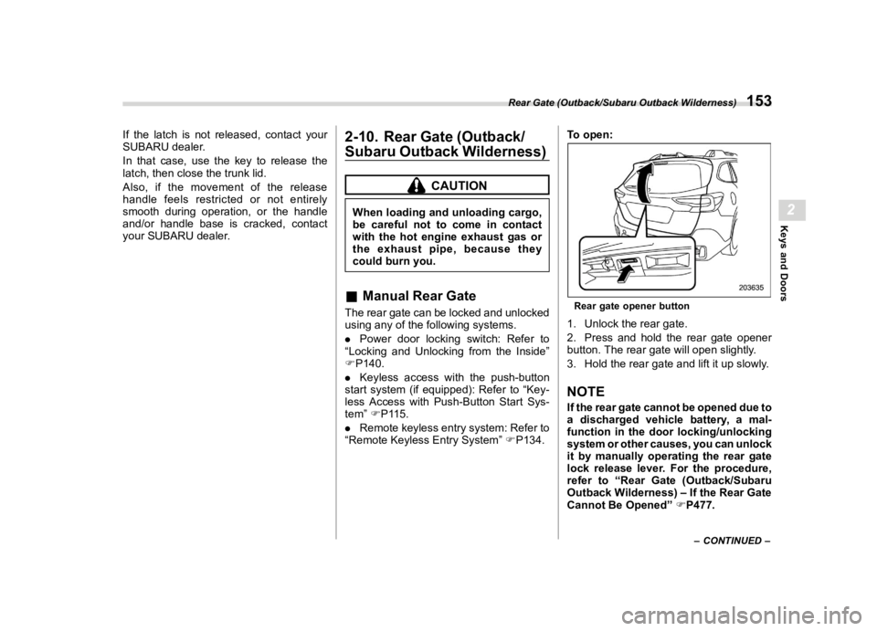 SUBARU LEGACY 2022  Owners Manual �������
