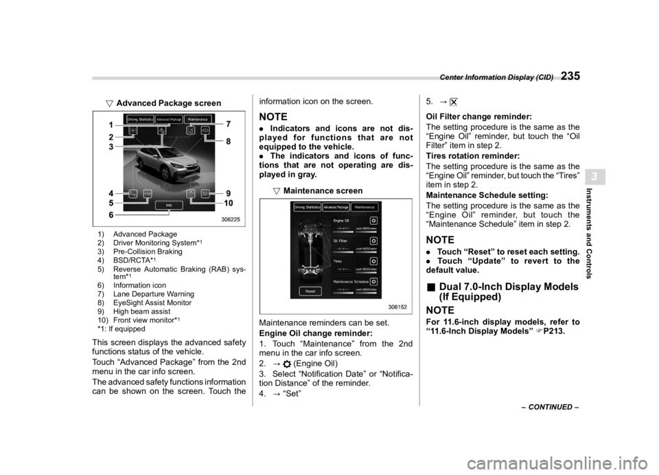 SUBARU LEGACY 2022  Owners Manual �������
