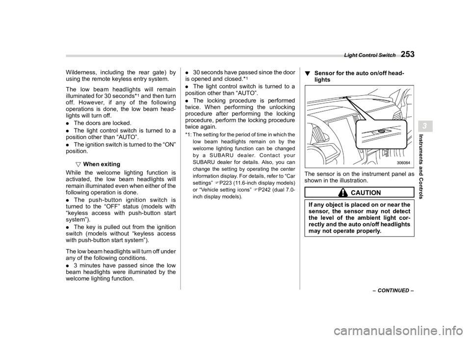 SUBARU LEGACY 2022  Owners Manual �������
