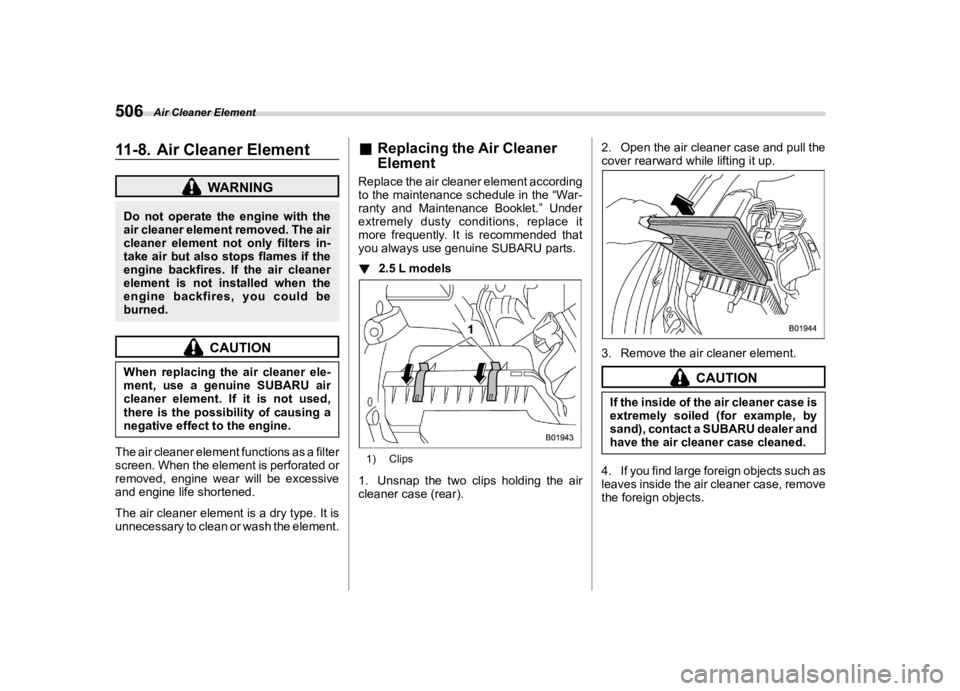 SUBARU LEGACY 2022  Owners Manual �������
