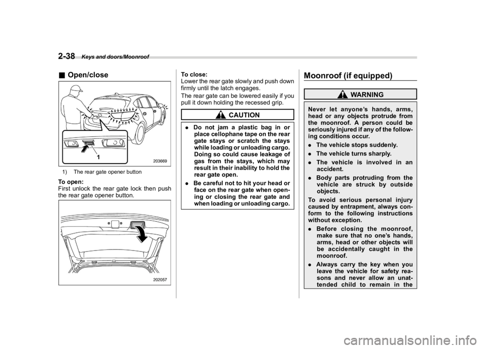 SUBARU IMPREZA 2022  Owners Manual �������
